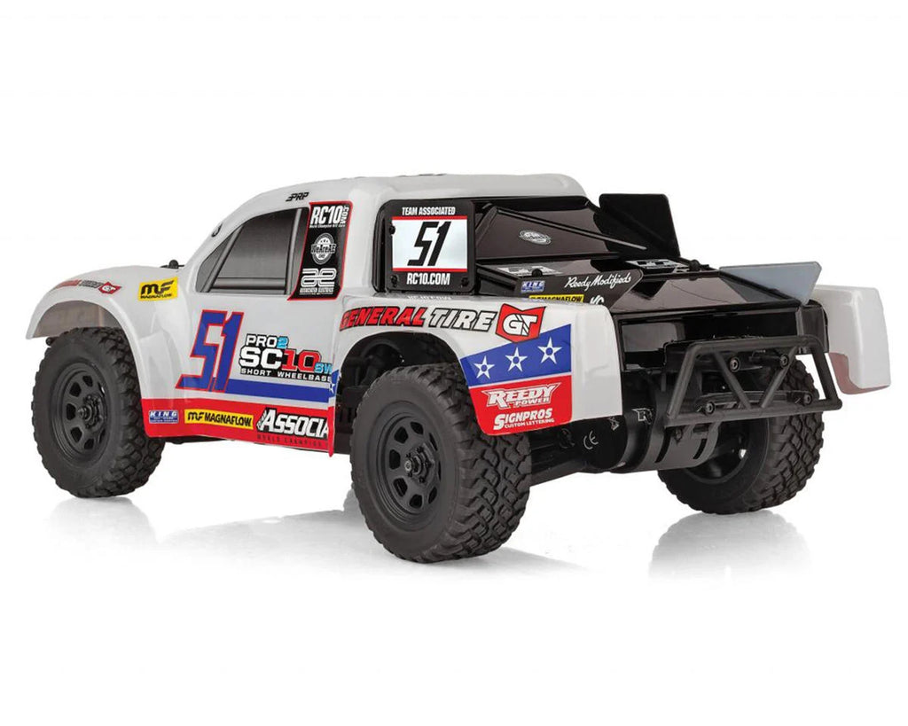 Team Associated Pro2 SC10SW 1/10 RTR 2WD Brushless Short Course Truck (White) w/2.4GHz Radio