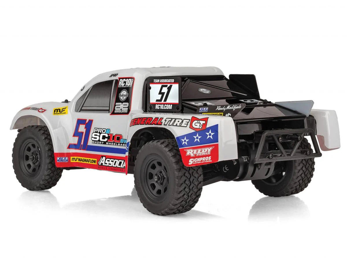 Team Associated Pro2 SC10SW 1/10 RTR 2WD Brushless Short Course Truck (White) w/2.4GHz Radio