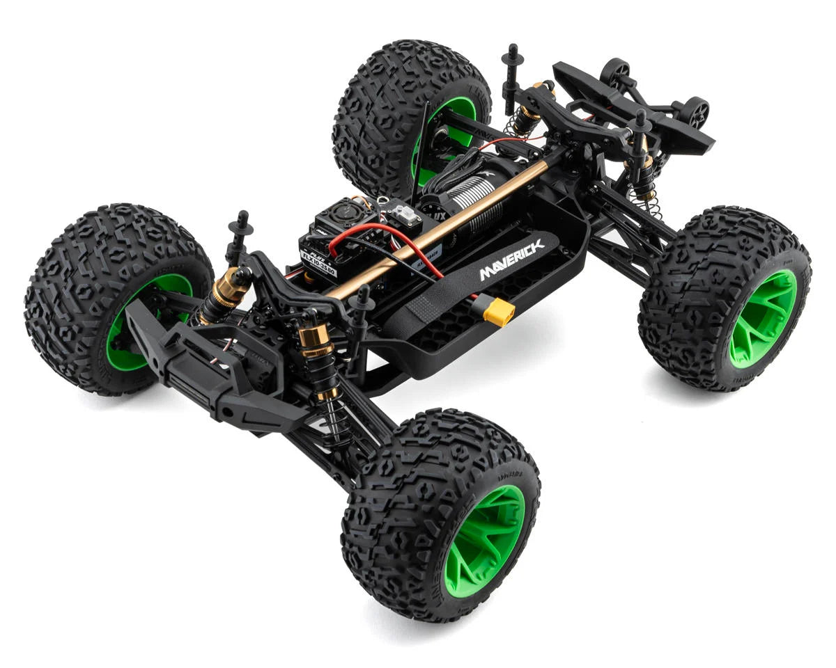 Maverick Quantum2 Flux Brushless 1/10 4WD RTR Electric Monster Truck (Green)