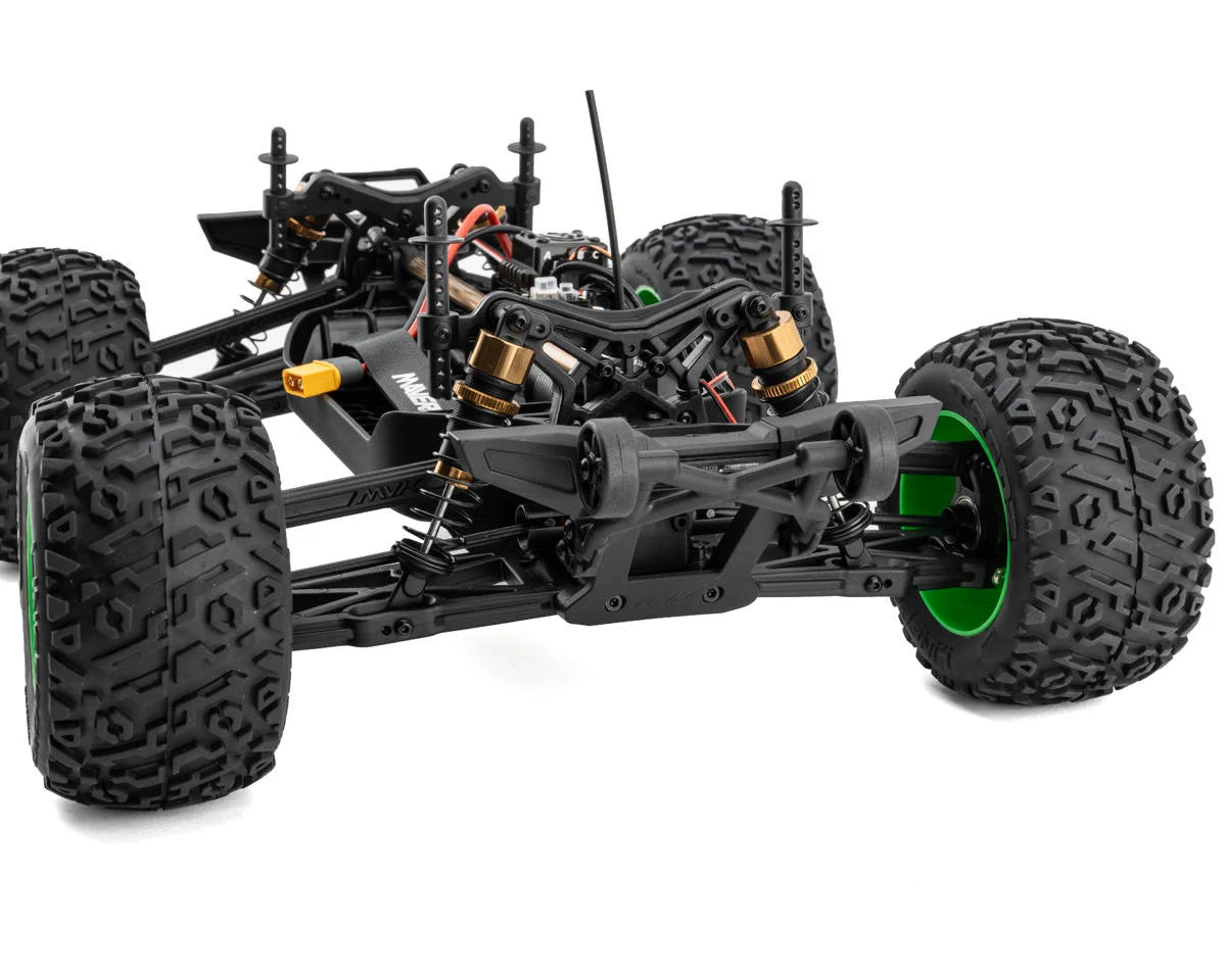 Maverick Quantum2 Flux Brushless 1/10 4WD RTR Electric Monster Truck (Green)