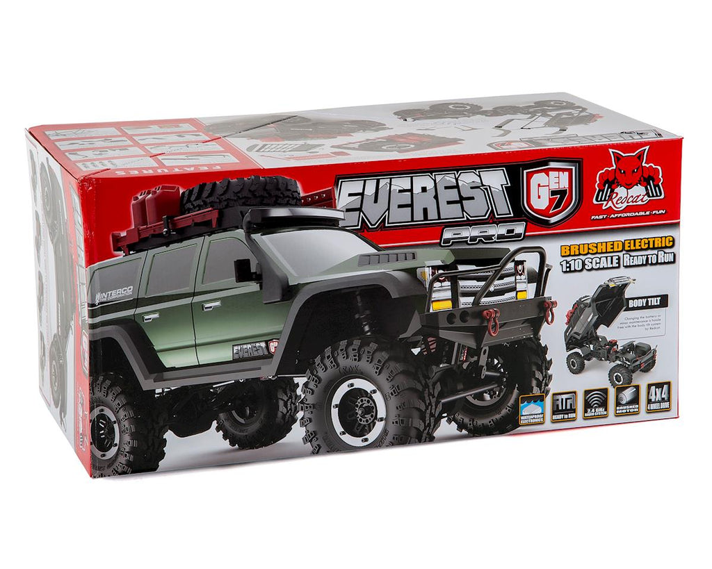 Redcat Everest Gen7 PRO 1/10 4WD RTR Scale Rock Crawler w/2.4GHz Radio (Black)
