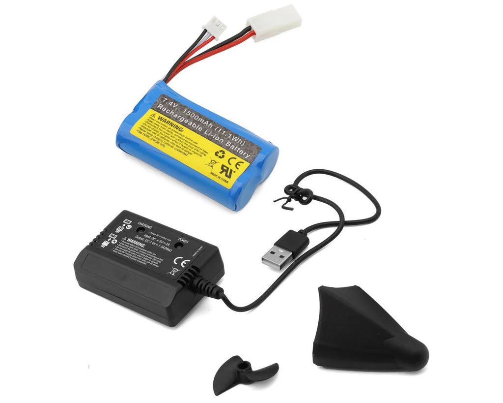 UDI RC Rapid 17" High Speed Brushed Self-Righting RTR Electric Boat w/2.4GHz Radio, Battery & Charger