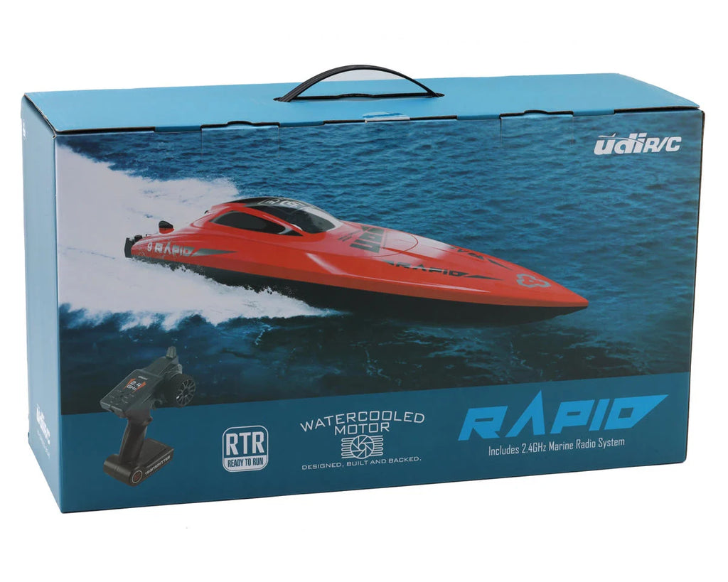 UDI RC Rapid 17" High Speed Brushed Self-Righting RTR Electric Boat w/2.4GHz Radio, Battery & Charger